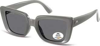 Montana Eyewear MP193 Polarized MP193C Womens Sunglasses Grey Size 51