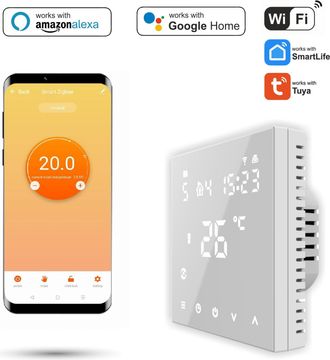 OEM Termostato De Ambiente Wifi Tuya 3a Blanco Pro2