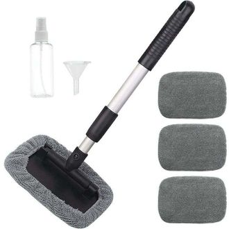 OEM Cepillo Extensible Para Limpiar Parabrisas, Kit De Limpieza Para Coche Con 4 Cepillos De Microfibra Para Lavado De Coches, Cepillo Telesc&oacute;pico Para Ve