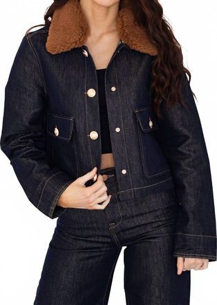 Blank NYC Cropped Denim Jacket In Clout Chaser