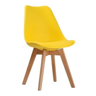 Netfurniture Lovet Chair Yellow (Pack Of 2)