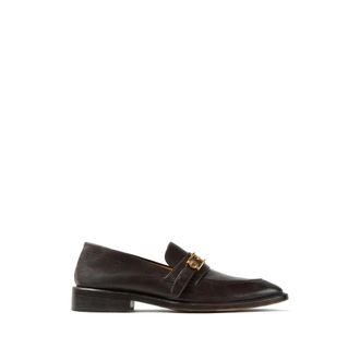 Versace Primo Leather Loafers