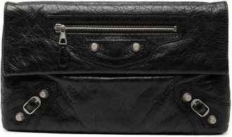 Balenciaga Pre-owned Balenciaga Lambskin Motocross Giant 12 Envelope Clutch Ladies J93DHS7TUEIQHN1Q