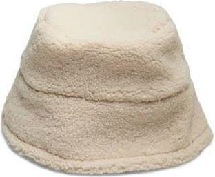 Pieces teddy bucket hat PCNETTY ecru