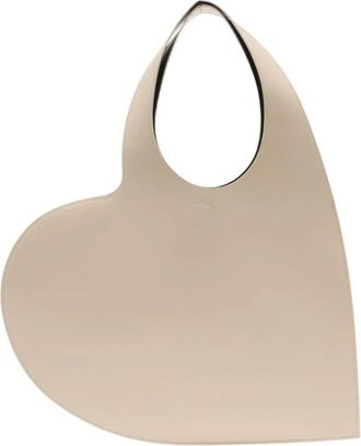 Coperni Heart Tote - Dames - Handtassen - Beige - ONE Size - Leer - Tassen