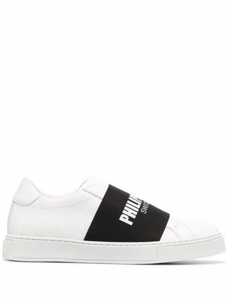 Philipp Plein Sneakers con stampa - Bianco