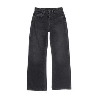 Acne Studios Jeans, Dames, Zwart, W28, Wide Jeans