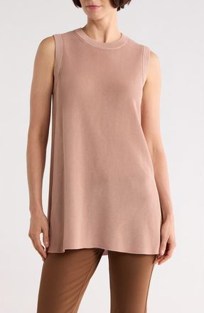 Lafayette 148 New York Sleeveless Knit Tunic in Powder at Nordstrom Rack, Size X-Large