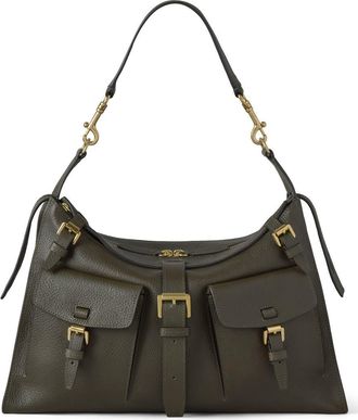 Mulberry Roxanne Revived Grained Leather Shoulder Bag in Juniper Green at Nordstrom