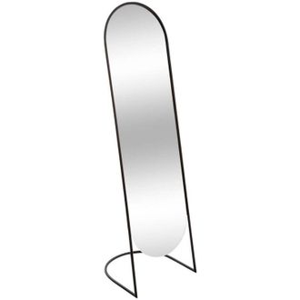 Atmosphera Atmosphera - Espejo De Pie Negro - Metal H140 Cm Cr&eacute;ateur DInt&eacute;rieur
