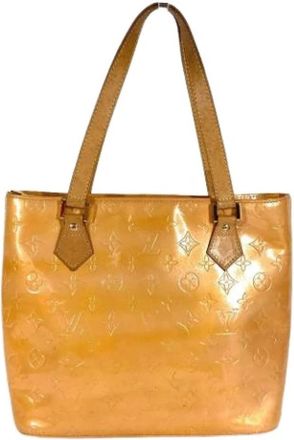 Louis Vuitton Pre-owned Vintage Monogram Vernis Tote Bag - Dames - Vintage Shopper - Beige - ONE Size - Leer - Vintage