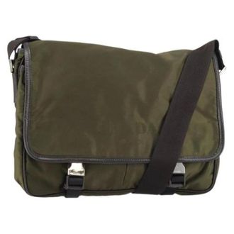 Prada Borsa a tracolla in nylon Pre-owned - - Pre-owned - Donna - Verde - ONE SIZE