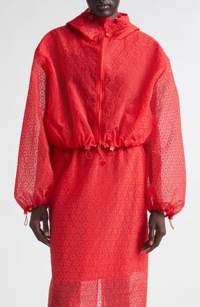 Cecilie Bahnsen Aisha Windflower Embroidered Sheer Organza Jacket at Nordstrom, Size 2 Us