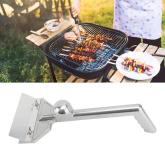 OEM Limpiador De Parrillas Con Cuchillas Reemplazables De Acero Inoxidable Mango Largo Y Ergon&oacute;mico Limpiador De Placas De Parrilla De Aluminio Para Uso D