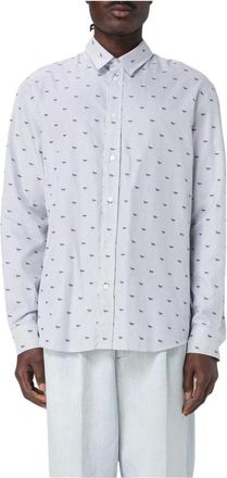 Maison Kitsun&eacute; Hombre, Camisas, Azul, Talla: M