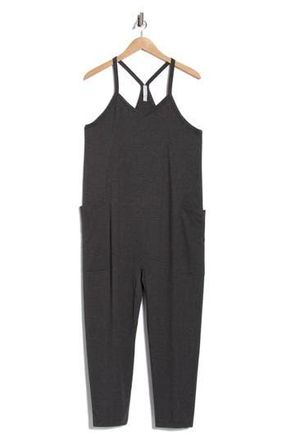 Zella Change of Heart Jumpsuit in Black Heather at Nordstrom Rack, Size X-Small
