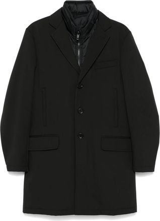Fay Double Coat - Heren - Mantel - Zwart - S - Jassen
