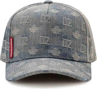 Dsquared2 Baseball Cap hat in denim