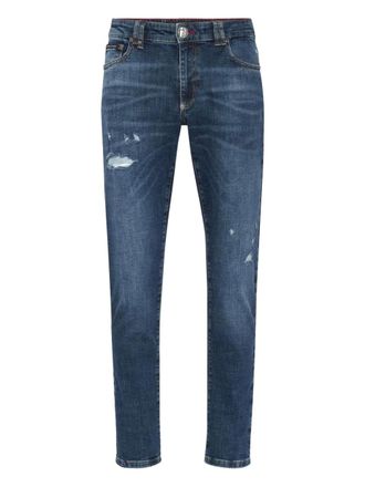 Philipp Plein five-pocket jeans - men - Fabric - 36 - Blue