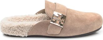 Tory Burch Mellow Mule - Dames - Slip ons - Bruin - 43 EU - Leer - Schoenen