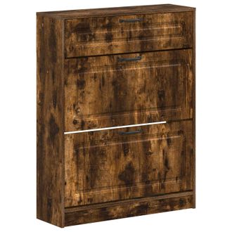 vidaXL Armario Zapatero Utrecht 78 X 24 X 100 Cm Madera De Ingenier&iacute;a Vidaxl