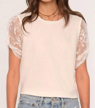 Heartloom Caron Top In Eggshell