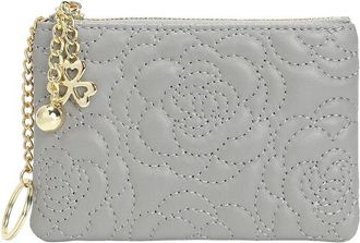 Tiffany & Fred Quilted Leather Coin Purse