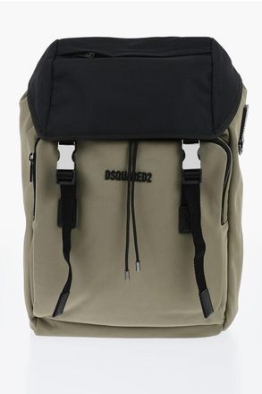 Dsquared2 Zaino in Tessuto Bicolore con Logo in Rilievo taglia Unica