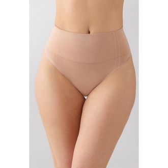 Wacoal Smooth Series Shaping Thong in Roebuck at Nordstrom, Size X-Large