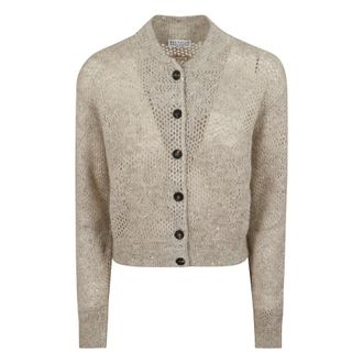 Brunello Cucinelli Dames, Truien, Beige, Maat: S