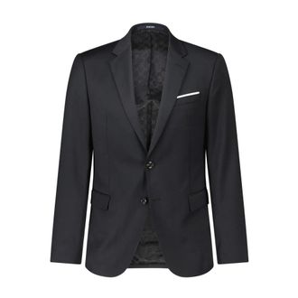 Joop Herby Slim-Fit Blazer - Heren - Jassen - Zwart - Maat: L Wol