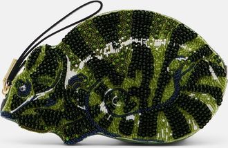 Alemais Al&eacute;mais Chameleon Small beaded clutch