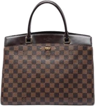 Louis Vuitton Pre-owned Rivoli MM - Dames - Vintage Handtas - Bruin - ONE Size - Vintage