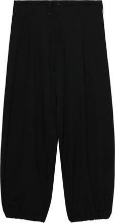 Yohji Yamamoto Wollen broek - Zwart
