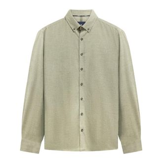 State of Art Casual Shirt - Heren - Overhemden - Groen - Maat: XL Katoen