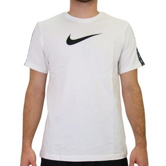 Nike Nike DM4685 M NSW Repeat SS TEE T-Shirt Mens White/Black XL