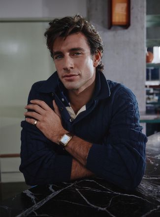 Fossil Mens Carraway timeless leather watch