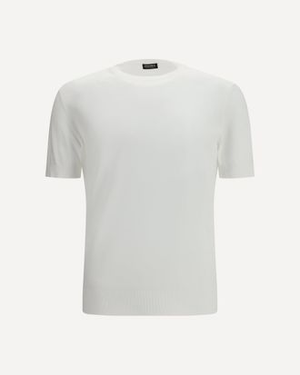 Ermenegildo Zegna Crewneck cotton short sleeve Knit Male 54