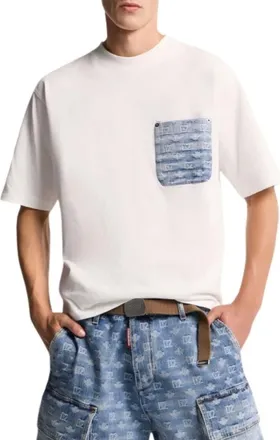 Dsquared2 Uomo, Top, Bianco, XL, new