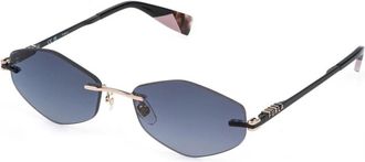 Furla Sfub 28 0300 Zonnebril - Dames - Zonnebrillen - Zwart - 58 MM - Accessoires