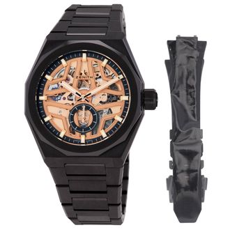 Zenith Defy Skyline Skeleton Automatic Rose Gold Dial Mens Watch 49.9300.3620/07.I001