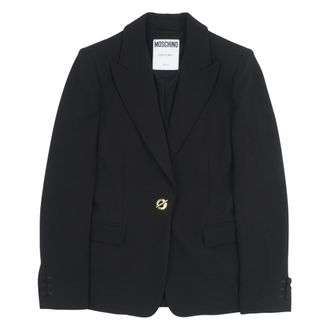 Moschino Blazers, female, Black, Size: L Blazers
