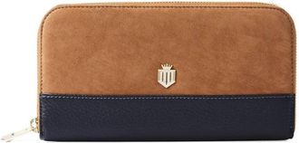 FAIRFAX & FAVOR Womens Salisbury Purse In Tan/navy