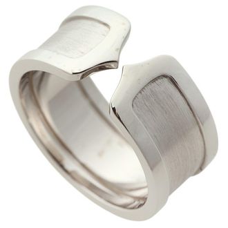 Cartier White Gold White Gold (18K) Band Ring (Pre-Owned)