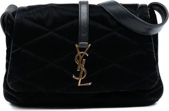 Saint Laurent 2022 Quilted Satin Le 57 shoulder bag - Nero
