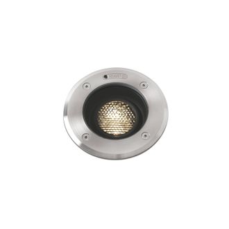 Netlighting Geiser Outdoor LED Recessed Ground Light Tiltable 7W 3000K 10deg. IP67 in Grey