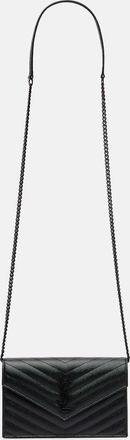 Saint Laurent Cassandre Envelope Small leather wallet on chain