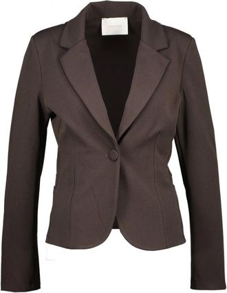 Amélie & Amélie Jassen, Dames, Grijs, XS, Taupe Blazer voor Vrouwen