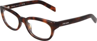 Prada Cat-eye Optical Frame - unisex - Prada - Glasses - Brown - 52 MM - Accessories