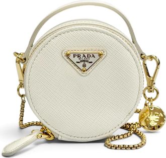 Prada White Leather Pouch (Pre-Owned)